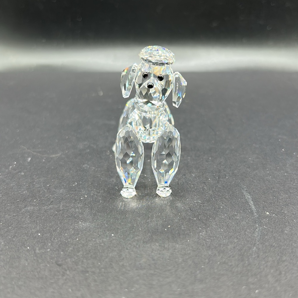 Swarovski Silver Crystal Poodle Dog. Perfect! - Picture 2 of 8